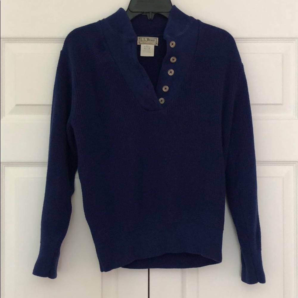 LL BEAN Knit Sweatshirt